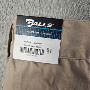NEW GALLS Tac Force Tactical Cargo Pants Men Size 50 OB Unhemmed Light Khaki‎
